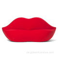 Modernes Wohnzimmersofa Speziales Design Red LipshapeBoccasofa